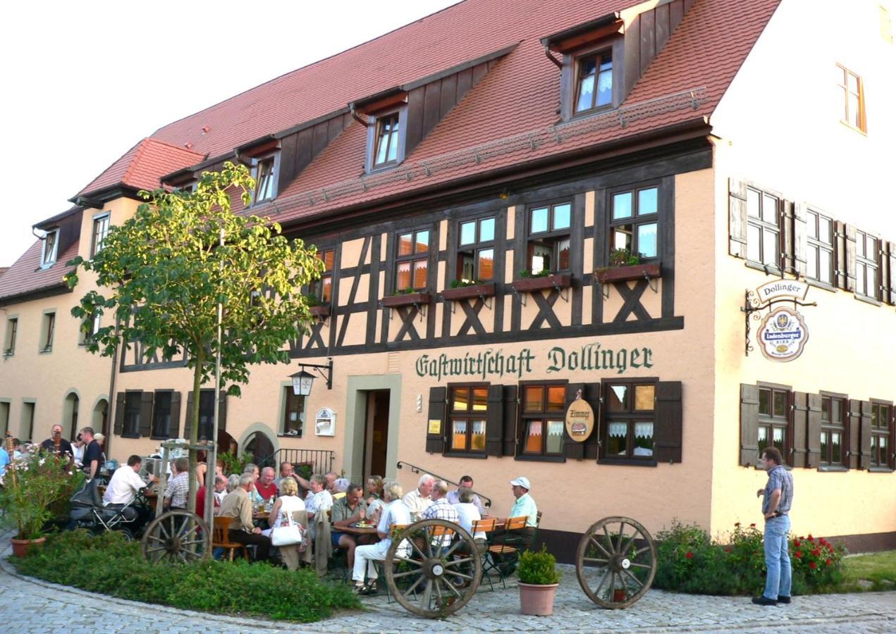 Gasthaus Dollinger Dinkelsbuhl Bagian luar foto